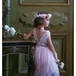 Lace and Tulle Flower Girl Dress
