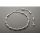  Alluring Wedding Back Necklace with White Pearls & Crystals