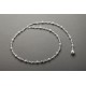 Back Necklace Crystal & Pearl