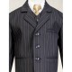 Clearance 5-piece Black/Gold Pinstripe Boys Formal Suit