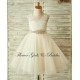 Lace Tulle Aline Illusion Sweetheart Flower Girl Dress