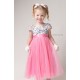 Cap Sleeves Vintage Floral Tutu Flower Girl Dress