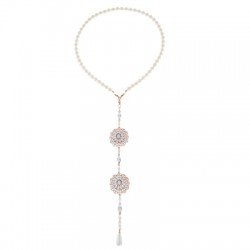 Luxe Back Necklace - Rose Gold