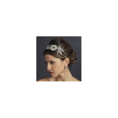Vintage Antique Silver Side-Accent Headband