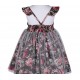 Black Floral Lace Tulle Flower Girl Dress