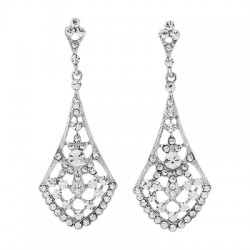 Crystal Chic Earrings - Clear
