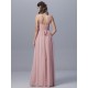 Pleated Tulle Halter t Bridesmaid Dress