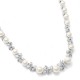 Luxurious Pearl and CZ Bridal Necklace