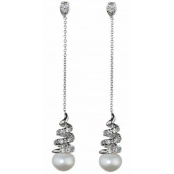 Prive - Athena Pearl Earrings White