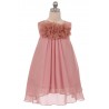 Tulle Flower Chiffon Flowergirl Dress
