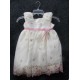 18M Infant Ivory Dusty Rose Embroidered Flower Girl Dress