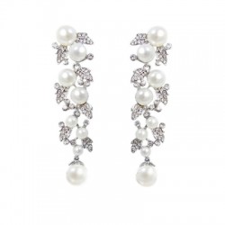 Starlet Pearl Earrings - Clear