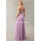 Sexy Deep V-Neck Chiffon Evening Dress With Split