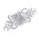 Dramatic Crystal Spray Bridal Brooch