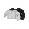 Off White Lace Pearl Button Occasion Bolero Jacket