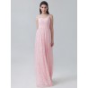Key Hole Back Lace Bridesmaid Dress with straps