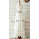 Boho Lace Chiffon V-neck Maxi Dress