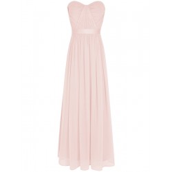 Pleated Chiffon Bridesmaid Dress
