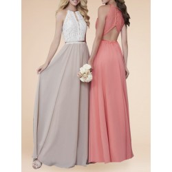 Bridesmaid Dress 2pc Lace Chiffon