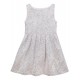 Jacquard Floral Print Skater Dress