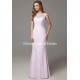 Lace Illusion Cap Sleeves Bridesmaid Dress