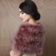 Marabou Feather Wrap Dusky Pink