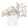 Vera Pearl Silver Hair Comb