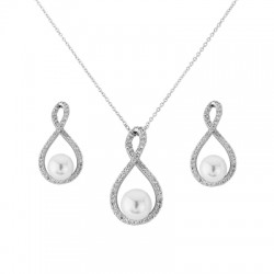 CZ Exquisite Necklace & Earring Set