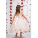 Lace Appliques Illusion Bateau Flower Girl Dress