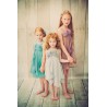 Shiny Chiffon Flower Girl Dress
