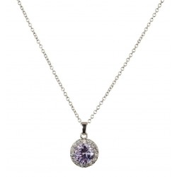 Grandeur Necklace Lilac - Prive Bridal